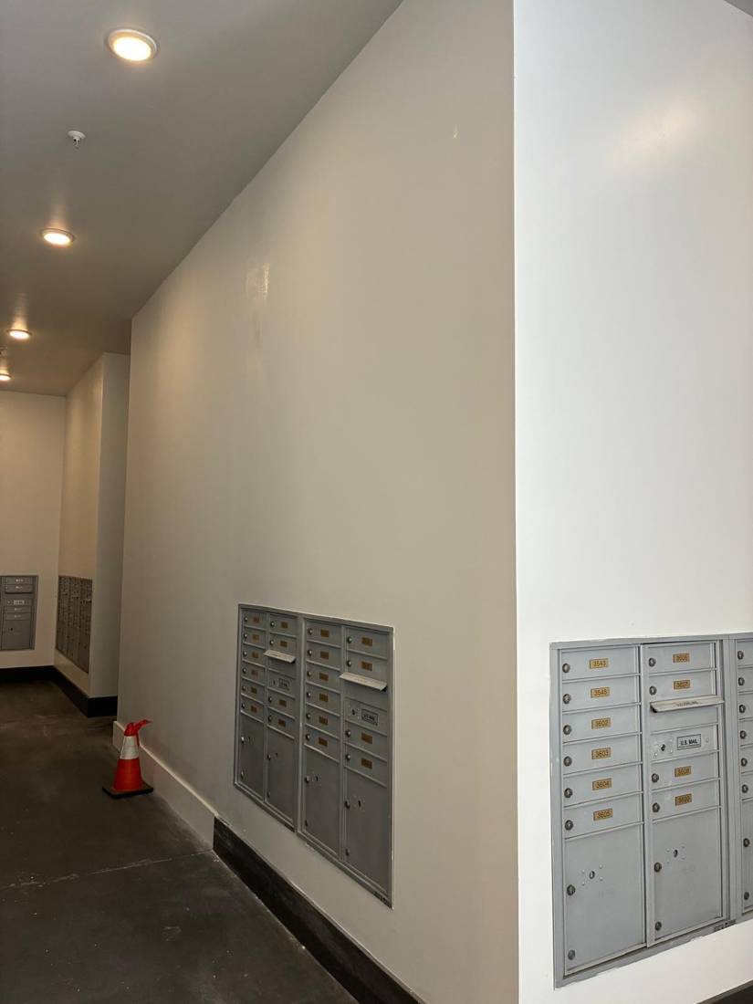 Wall opening patch: After: finished wall